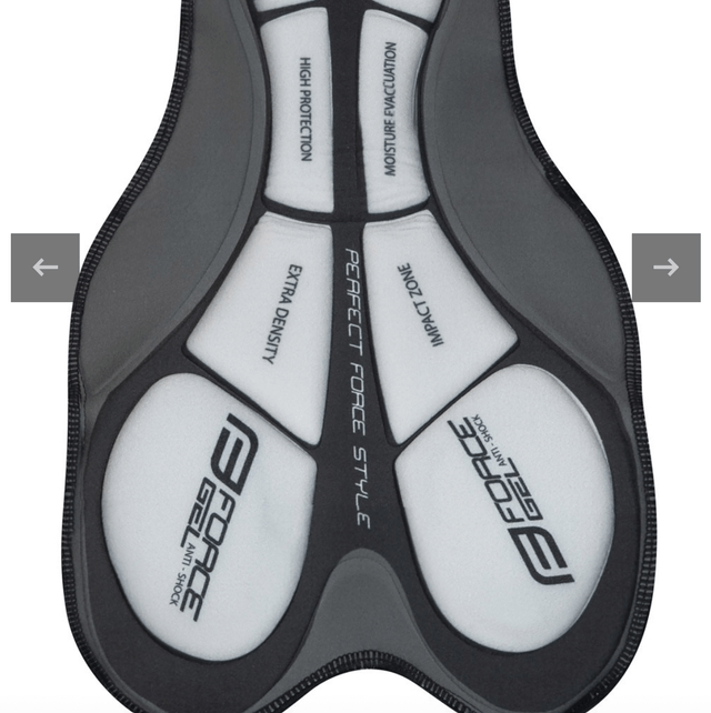 Force MTB-11 Gel Padded Shorts 