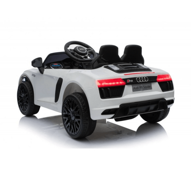 Licensed Audi R8 Spyder 12V Electric Ride On Car (White)