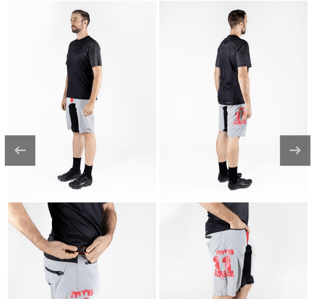 Force MTB-11 Gel Padded Shorts 