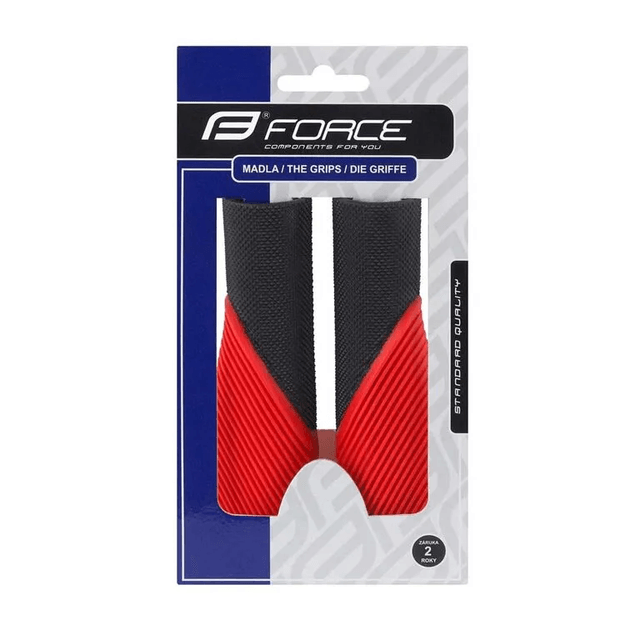 Force Bow Handlebar grips - Red