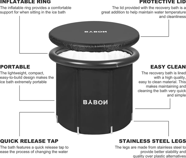 BYBON ICE Bath 380L Large 