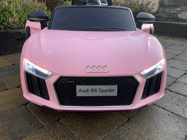 Licensed Audi R8 Spyder 12V Electric Ride On Car (Pink)