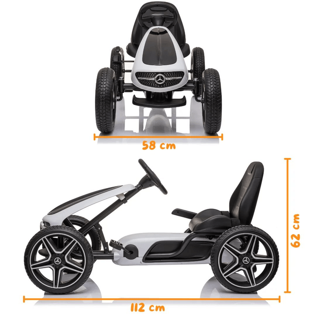 Mercedes Benz Stylish Go Kart (White)