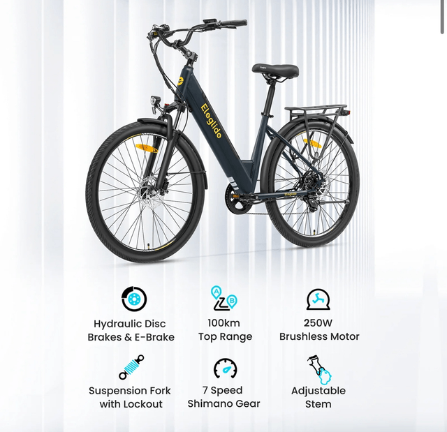 Eleglide T2 Step Through Electric Bike