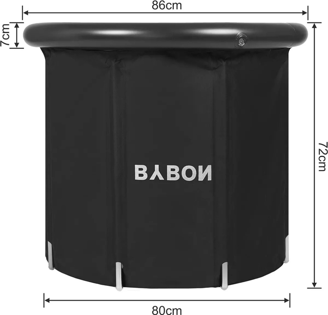 BYBON ICE Bath 380L Large 
