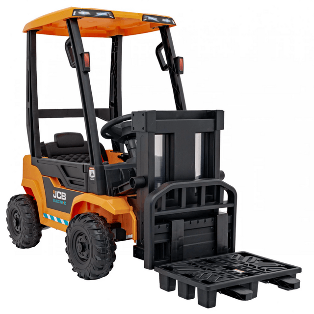 JCB Forklift 12V Electric Ride On Tractor Yellow