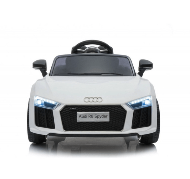 Licensed Audi R8 Spyder 12V Electric Ride On Car (White)