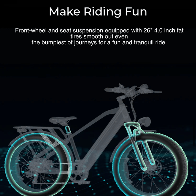 Engwe E26 Electric Step Through Bike - Black 