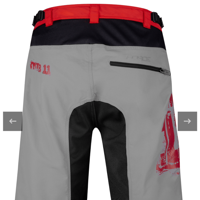 Force MTB-11 Gel Padded Shorts 