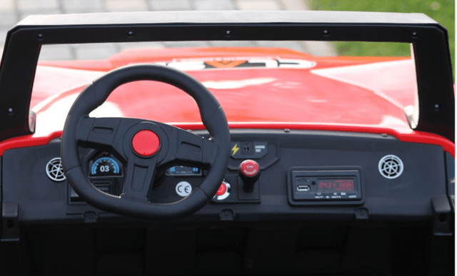 Clash XL 24V Electric Ride On Buggy Red