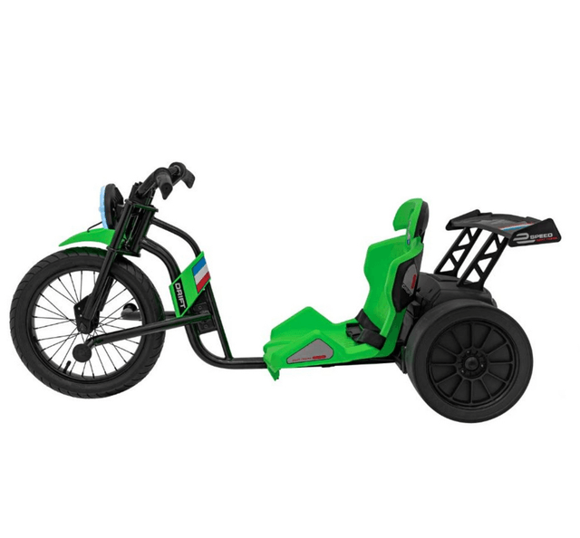 Drift 24V Electric Ride On Trike Green