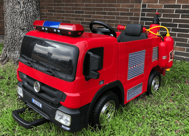 12V Fire Engine Ride On & Acc
