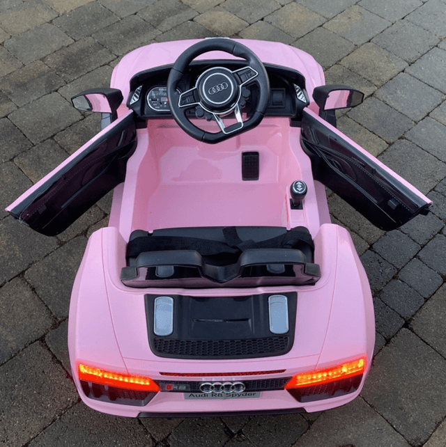 Licensed Audi R8 Spyder 12V Electric Ride On Car (Pink)