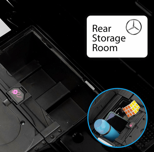 Licensed Mercedes Benz Actros Black 24V Electric Ride On Truck