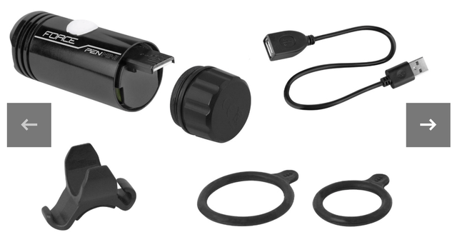 Force Pen Mini USB Front Light 150lm