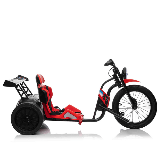 Drift 24V Electric Ride On Trike Red