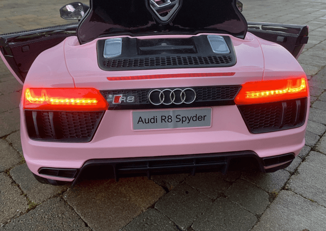 Licensed Audi R8 Spyder 12V Electric Ride On Car (Pink)