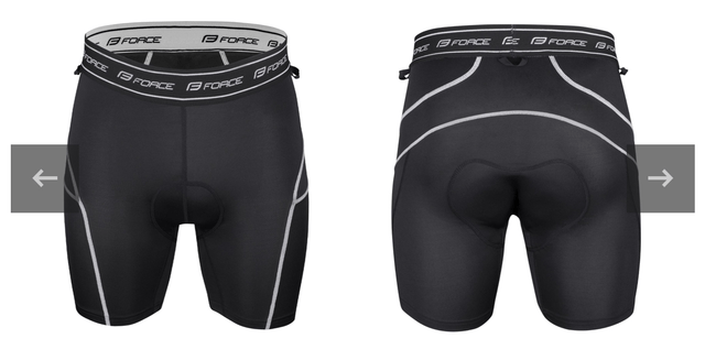 Force MTB-11 Gel Padded Shorts 