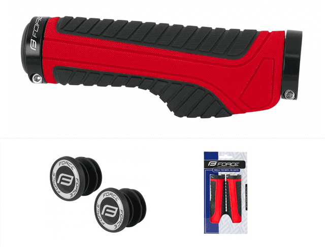 Force Wide MTB Grips - Red 