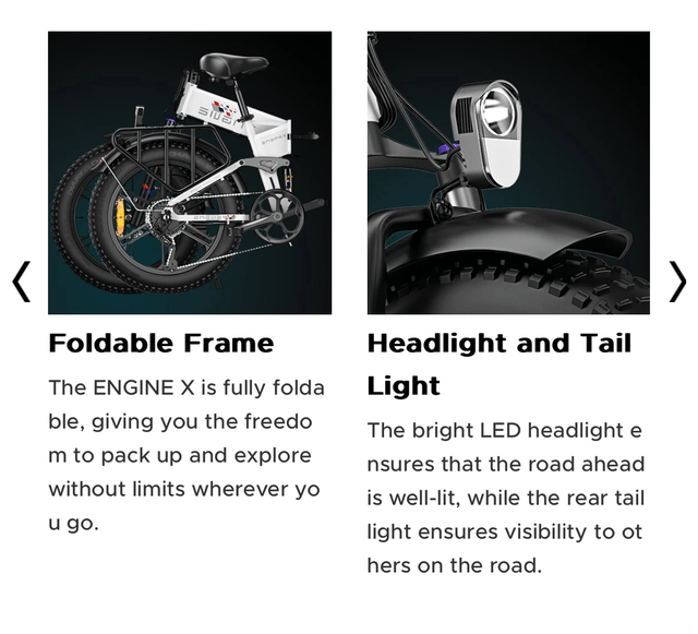 Engwe Engine X Electric Bike - Red