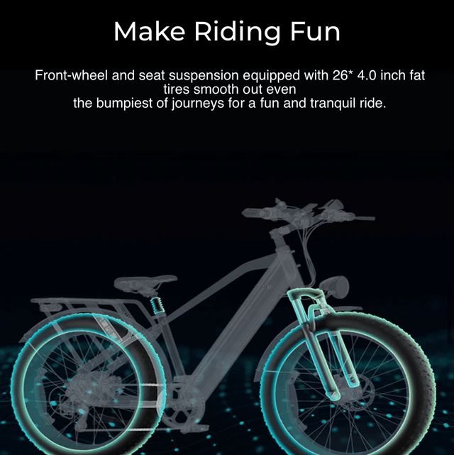 Engwe E26 Electric Bike - Black